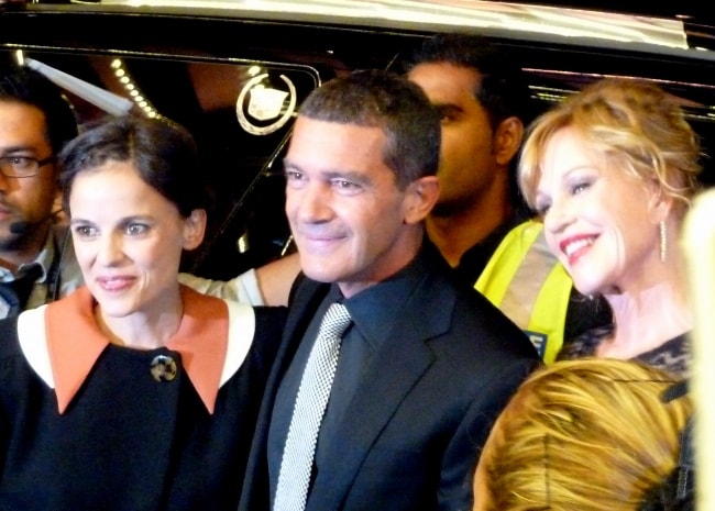 Elena Anaya with Antonio Banderas (Center) and Melanie Griffith (Right) at Toronto Film Festival 2011