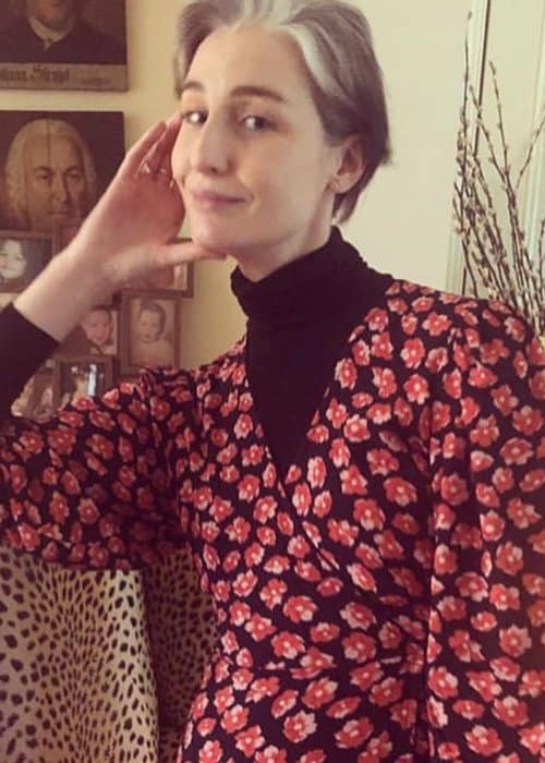 Erin O'Connor in an Instagram post in January 2019