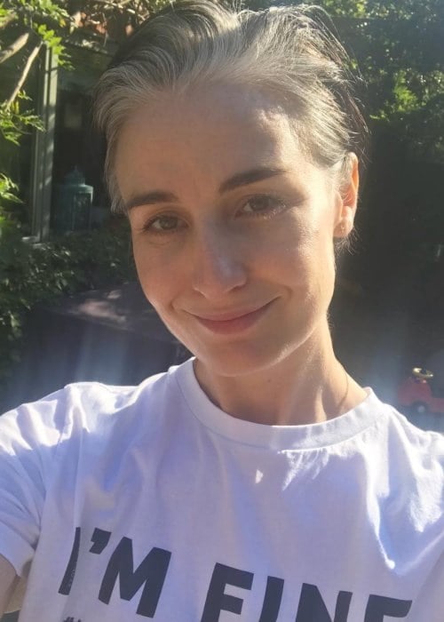 Erin O'Connor in an Instagram selfie as seen in October 2018