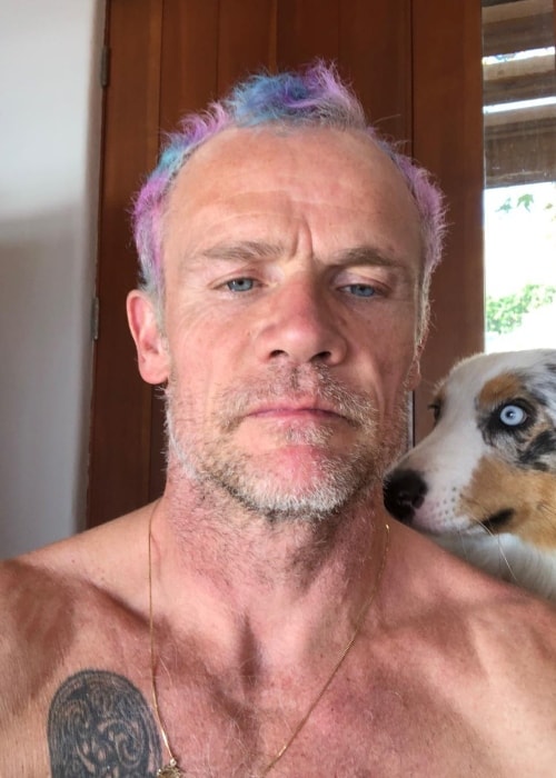 Flea in a selfie in December 2018