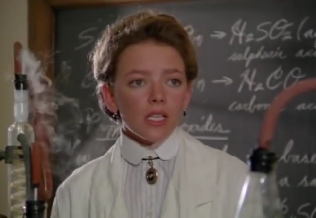 Gema Zamprogna in a still from Road to Avonlea