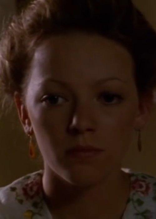 Gema Zamprogna in a still from the TV show Road to Avonlea