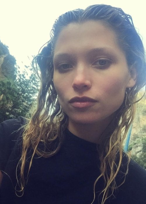 Hana Jirickova in an Instagram selfie as seen in October 2017