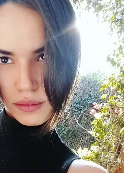 Hind Sahli in an Instagram selfie as seen in January 2019