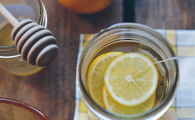 Honey and fresh lemon juice