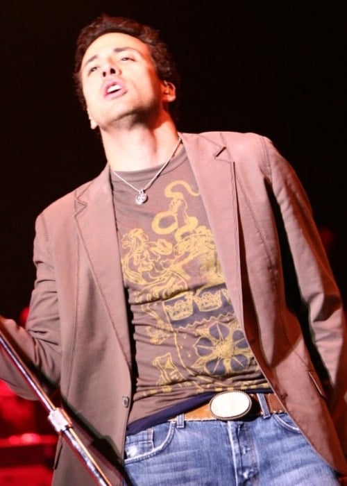 Howie Dorough while performing at Kiss concert in December 2005