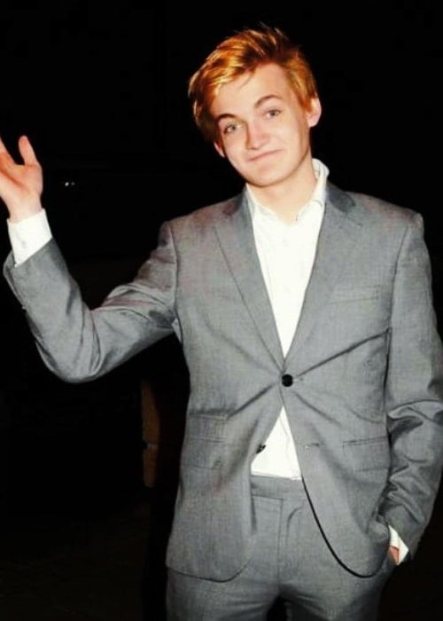 Jack Gleeson as seen while smiling