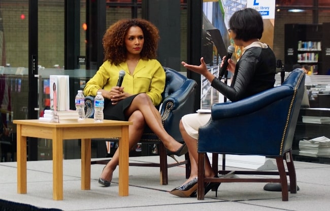 Janet Mock as seen during a book reading event in Washington DC in February 2014