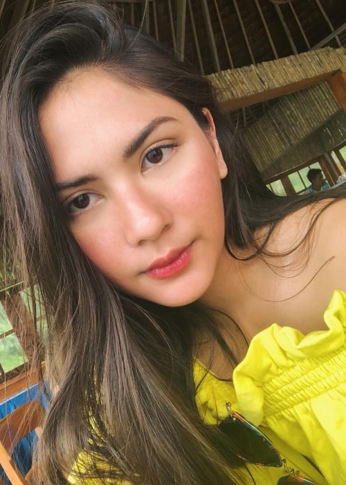 Jessica Mila in a selfie in May 2018