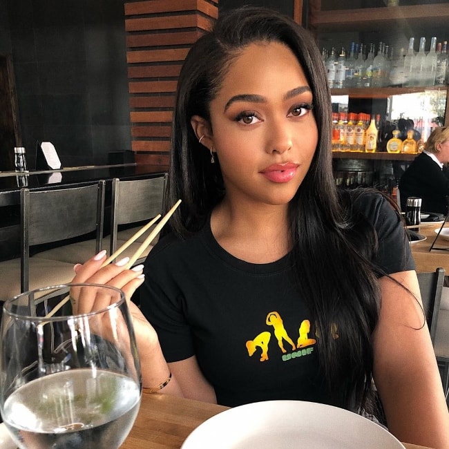 Jordyn Woods as seen in June 2018