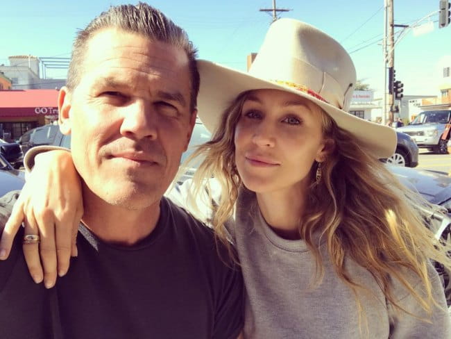 Kathryn Boyd and Josh Brolin in a selfie in April 2018