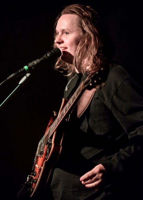 Lewis Capaldi during a performance at the Moroccan Lounge in Los Angeles in January 2018