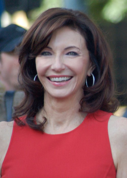 Mary Steenburgen at a ceremony to receive a star on the Hollywood Walk of Fame in December 2009