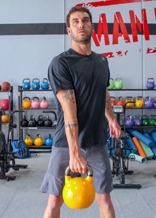 Matt Poole as seen while working out in August 2018