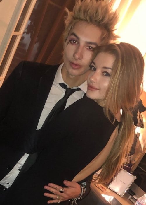 Monica Ollander and Remington Leith as seen in December 2018