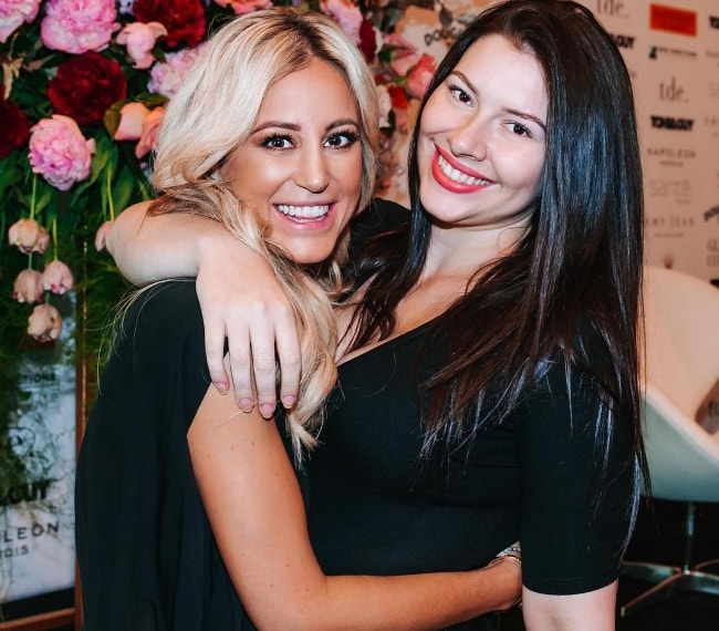 Roxy Jacenko (Left) with her friend Francesca Packer Barham in November 2018