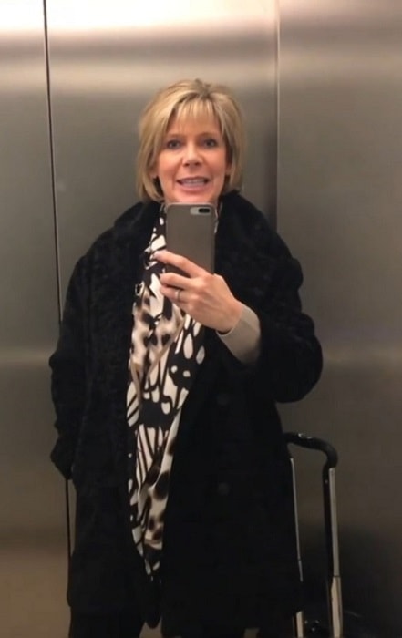 Ruth Langsford in an Instagram selfie in December 2018