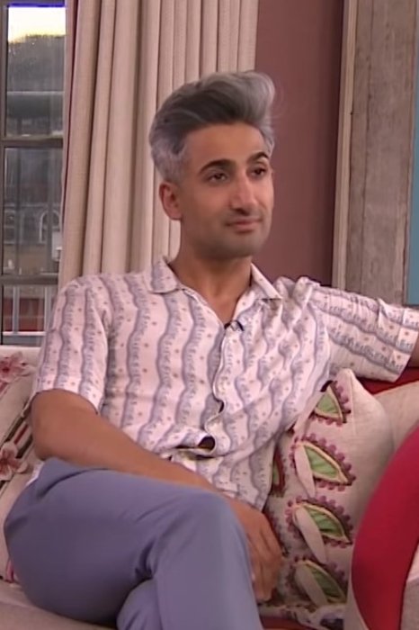 Tan France at an MTV International interview in June 2018