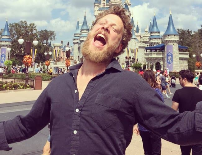 Ted Dwane at Disney World as seen in September 2017