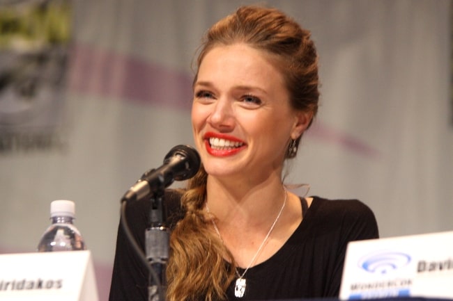 Tracy Spiridakos as seen during the 2013 WonderCon at the Anaheim Convention Center