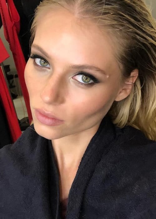 Vika Falileeva in an Instagram selfie as seen in July 2018