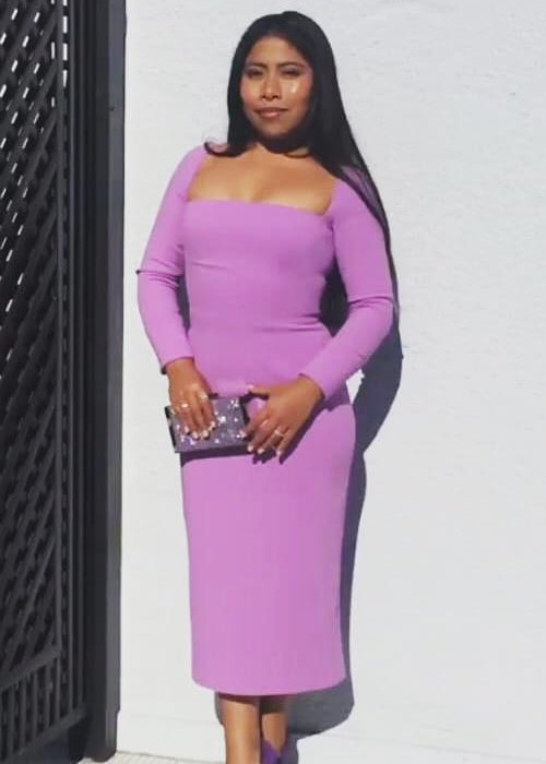 Yalitza Aparicio in an Instagram post as seen in January 2019