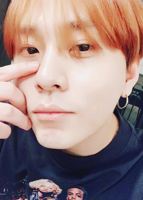 Yong Jun-hyung in a selfie in December 2018