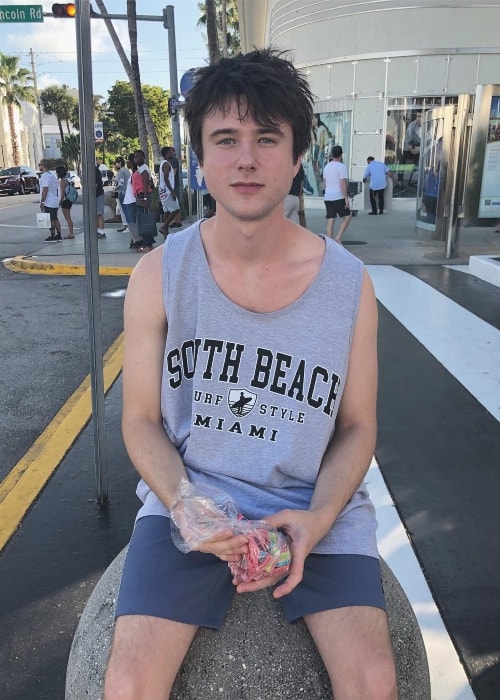 Alec Benjamin as seen while out on the streets