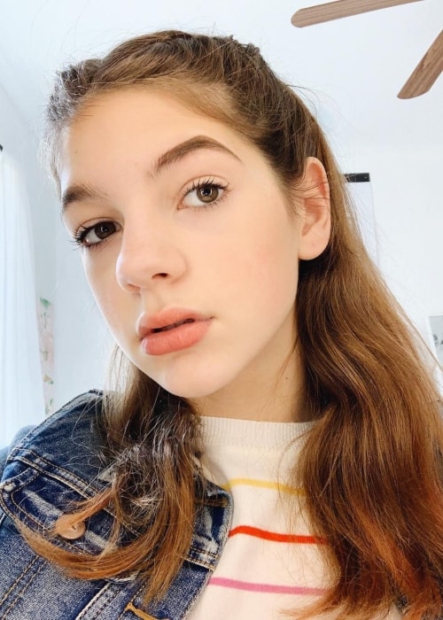 Annie Rose in a selfie in January 2019