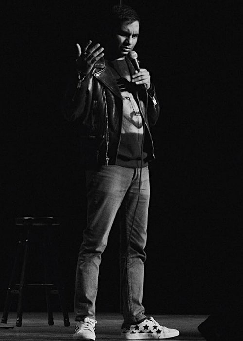 Aziz Ansari Performing as seen on his Instagram in November 2018