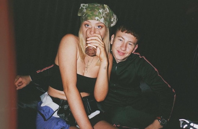 Barry Keoghan and Shona Guerin at Barclays Center in September 2018