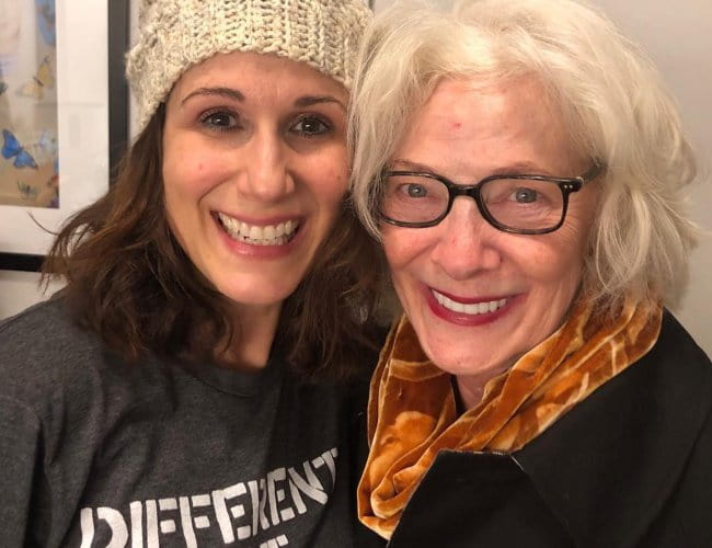 Betty Buckley (Right) and Stephanie J. Block as seen in December 2018