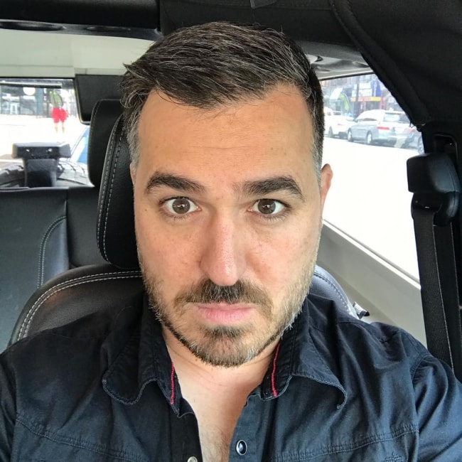 Brian Quinn in a selfie in August 2017