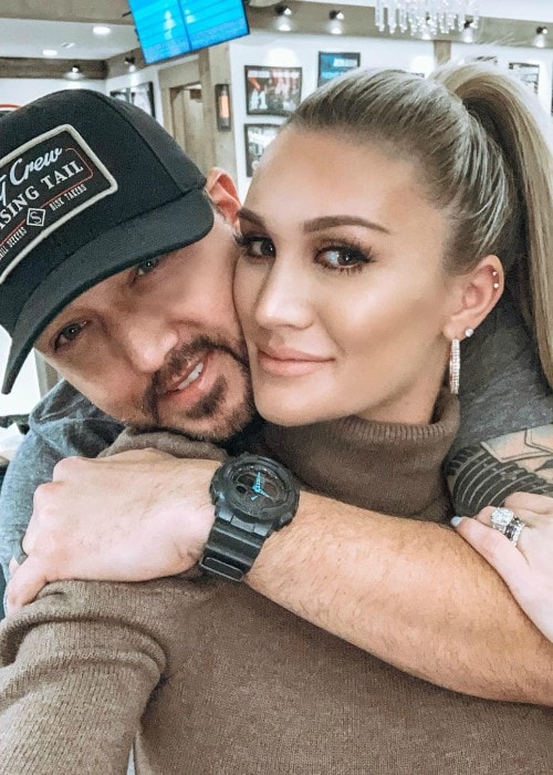 Brittany Kerr as seen with Jason Aldean in an Instagram selfie in January 2019