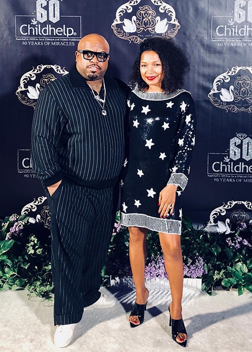Ceelo Green and Shani James in an event supporting Child Help foundation in November 2018