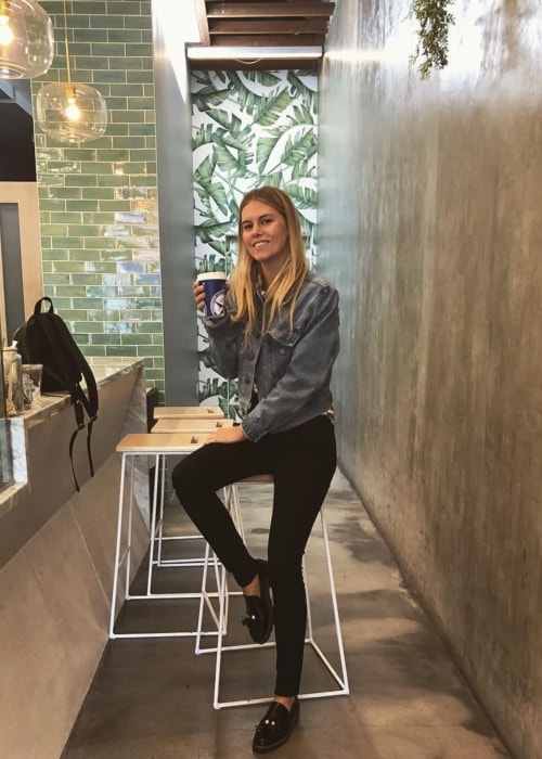 Chrissy Blair as seen in a picture at Bluestone Lane, Los Angeles in February 28, 2018