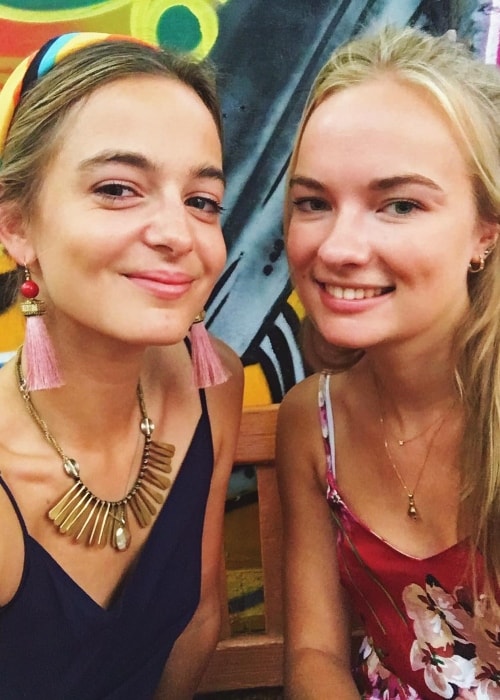 Céline Buckens (Left) with Alice Bexson in July 2018