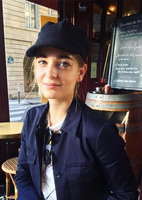 Céline Buckens in Paris, France in November 2018