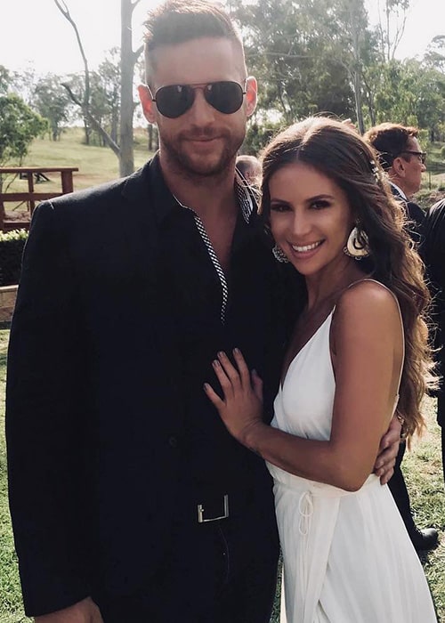 Dan Ewing with his Girlfriend Katrina Risteska as seen on his Instagram Profile in December 2018