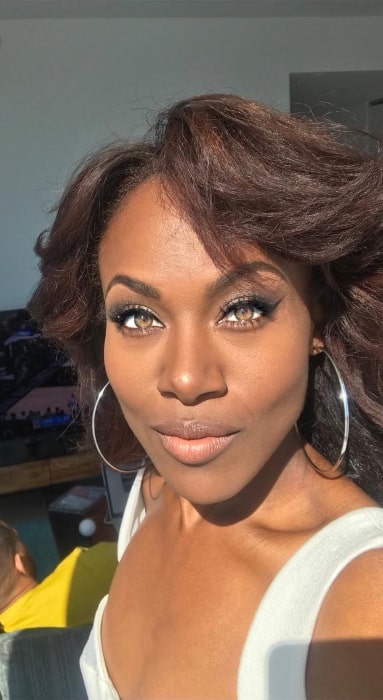 DeWanda Wise as seen in a selfie in April 2018