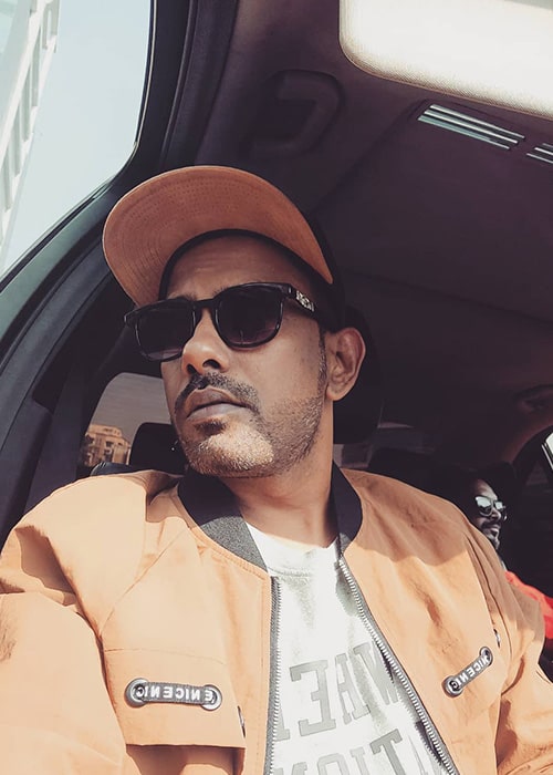 Dharmesh Yelande in an Instagram Selfie in January 2019