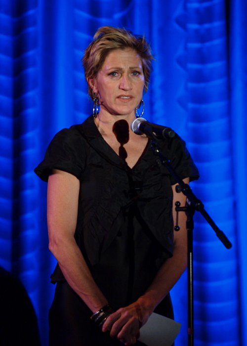 Edie Falco during an event in February 2010