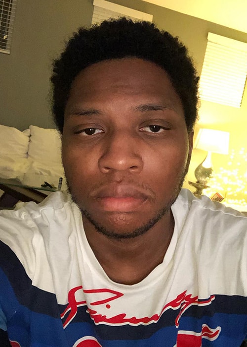 Gallant in an Instagram Selfie in January 2019