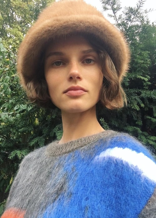 Giedrė Dukauskaitė in a selfie in September 2017