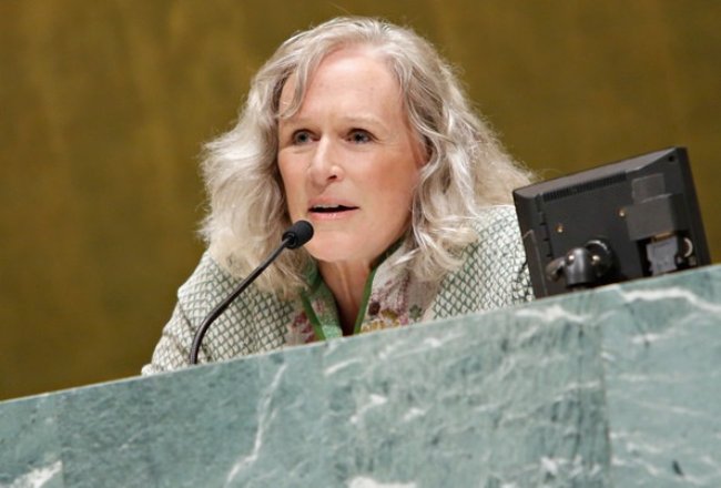 Glenn Close at the Social Innovation Summit in May 2013