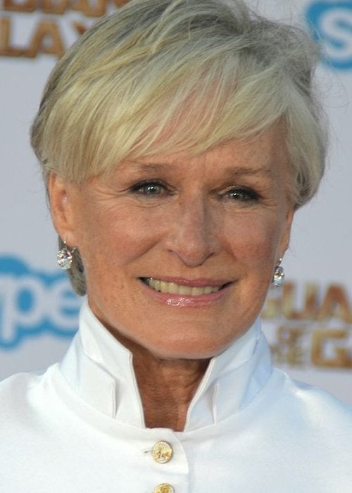 Glenn Close at the premiere of Guardians of the Galaxy in July 2014