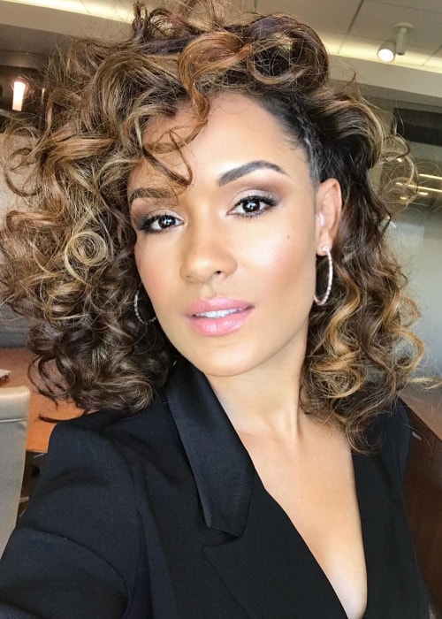 Grace Byers in a selfie in September 2018