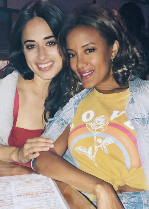 Heather Hemmens (Right) with actress Jeanine Mason in Santa Fe, New Mexico in August 2018