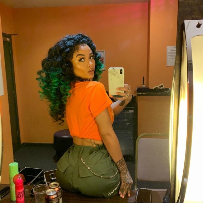 India Westbrooks as seen in October 2018