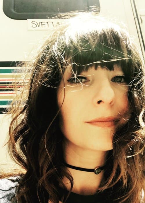 Isidora Goreshter in an Instagram selfie as seen in August 2017